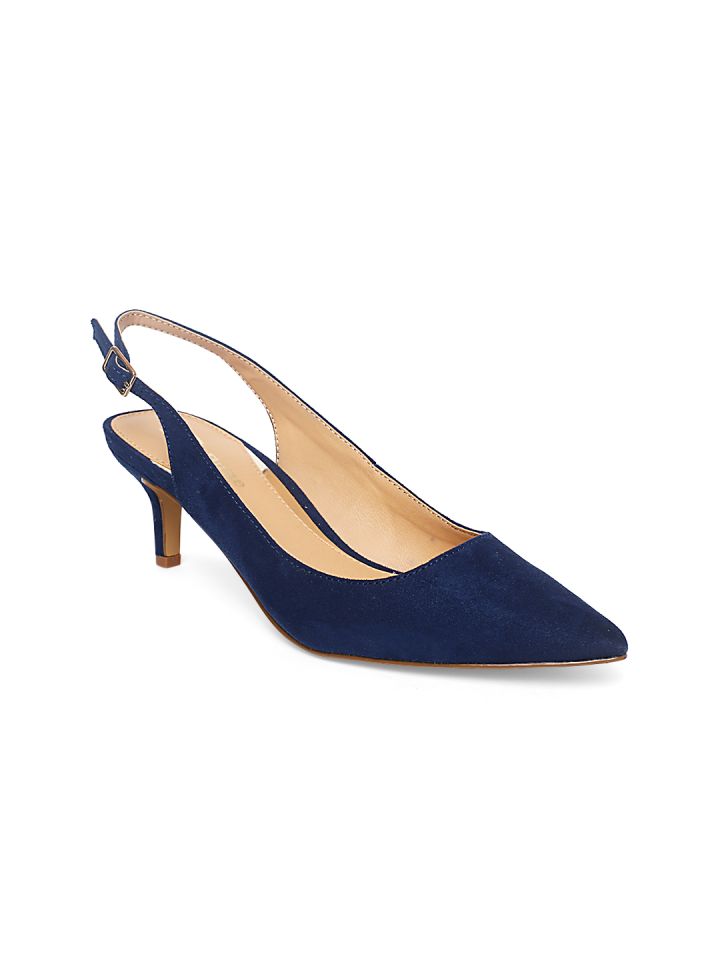 Dune top blue heels