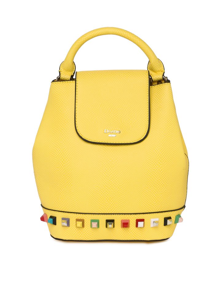 dune yellow handbag