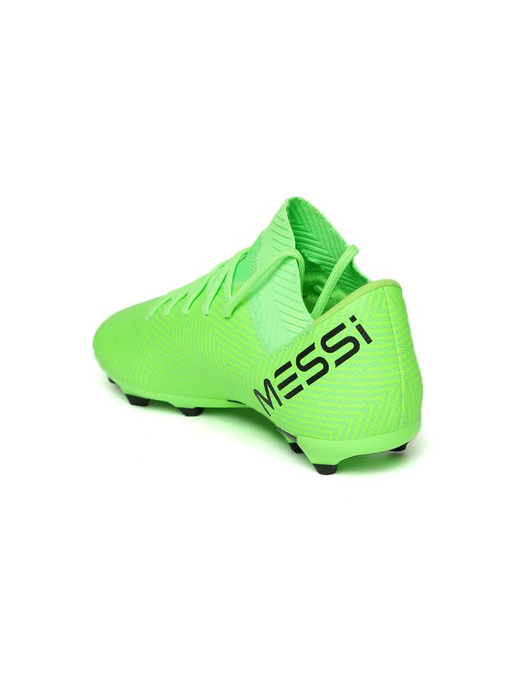Buy ADIDAS Boys Green Nemeziz Messi 18.3 Firm Ground Football