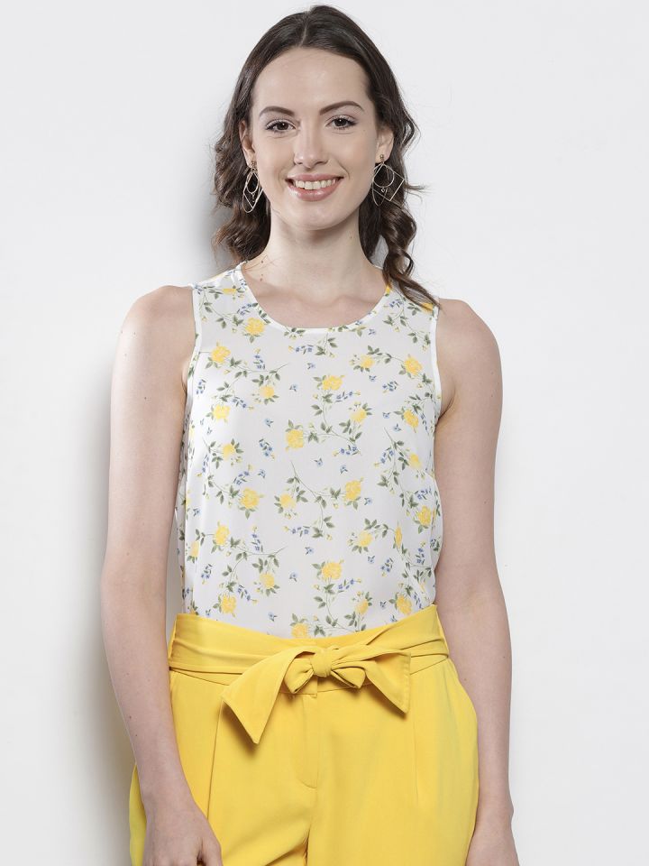 Dorothy perkins yellow top sales