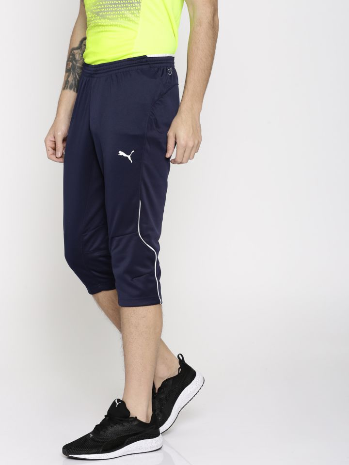 Buy Puma Men Navy Blue Solid Regular Fit Sports FIGC Italia Three