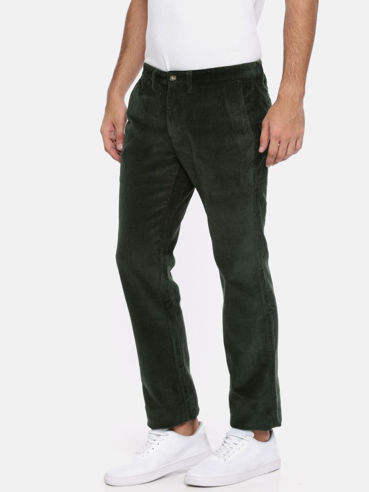 Corduroy shop pants myntra