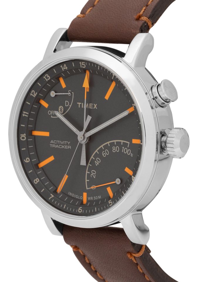 Buy Timex Unisex Charcoal Grey Analogue Watch TW2P92300 Watches