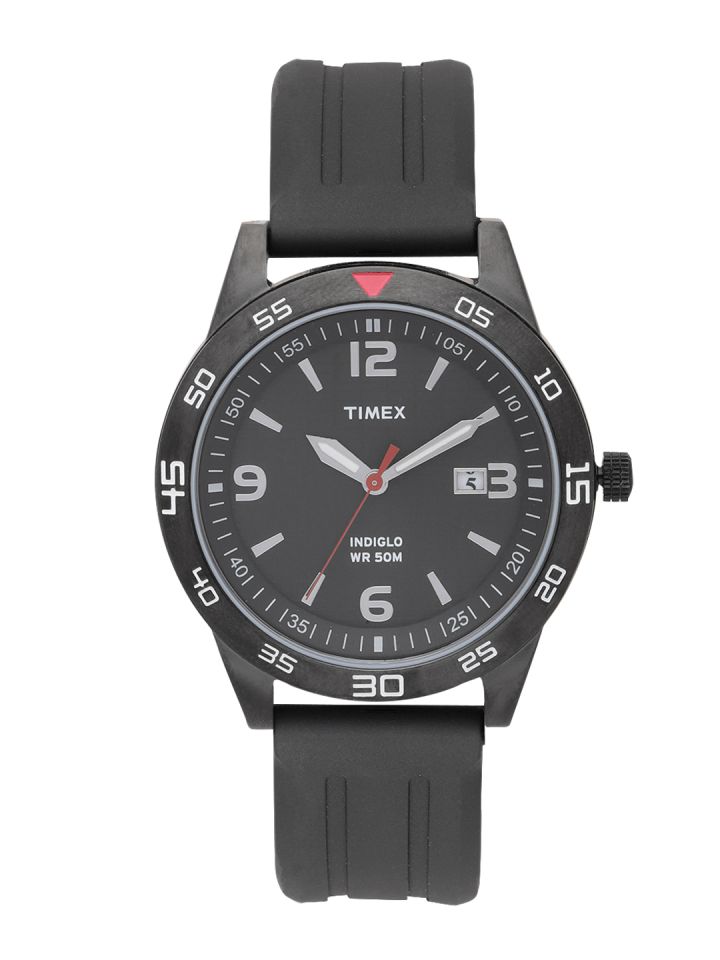 Timex Men Black Analogue Watch T2N694