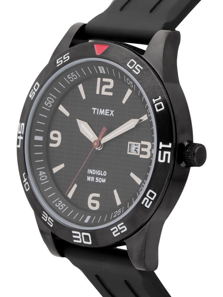Timex Men Black Analogue Watch T2N694