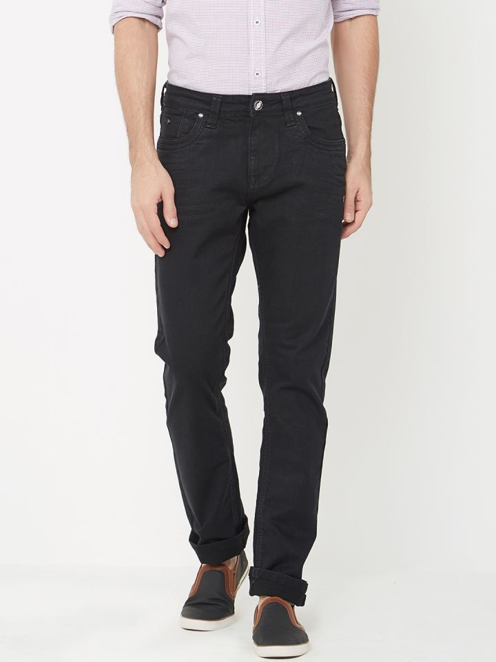 Buy Integriti Men Black Slim Fit Mid Rise Clean Look Jeans Jeans