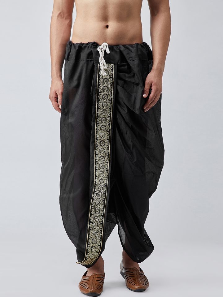 Black dhoti deals