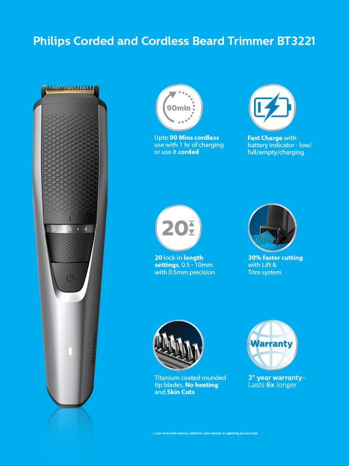 philips bt3221 blade