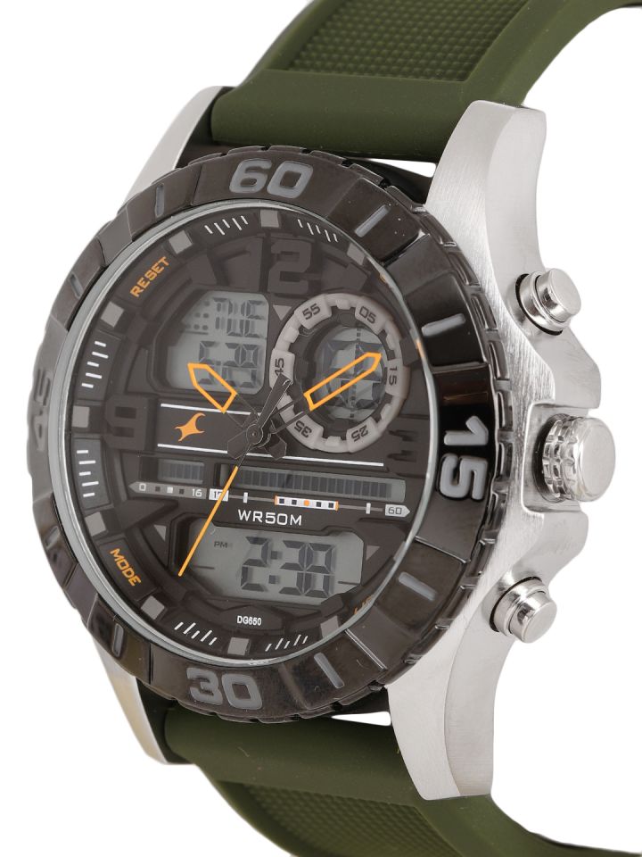 Buy Fastrack Men Black Analogue And Digital Watch NK38035SP01 OR
