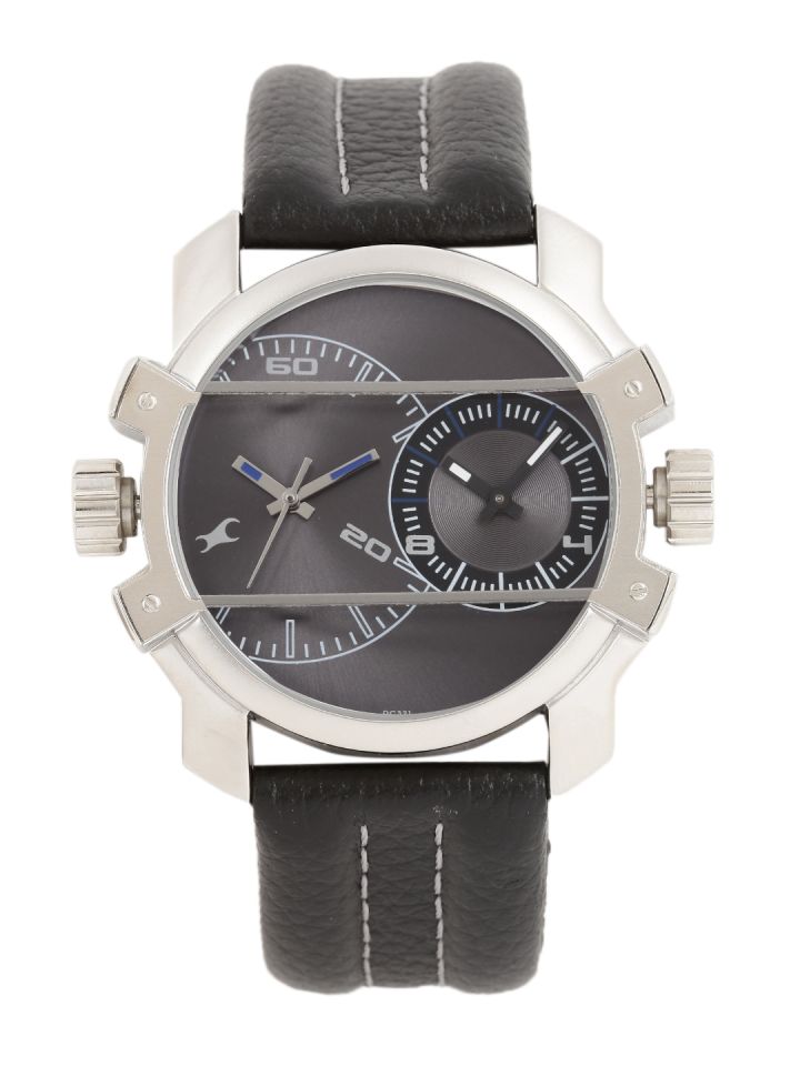 Fastrack Men Grey Analogue Watch NK3098SL01
