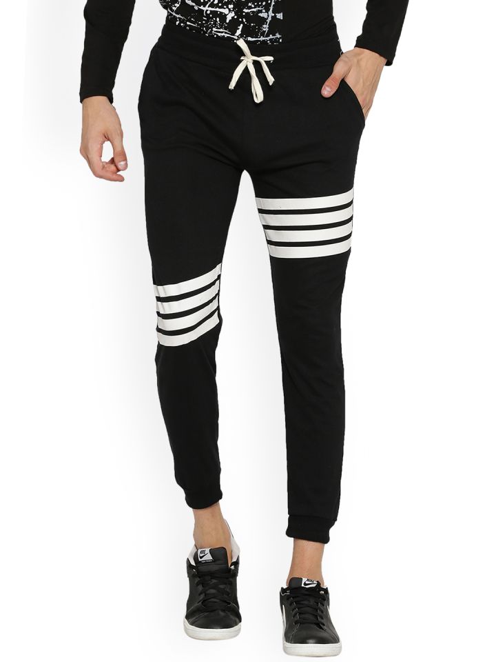 Buy Campus Sutra Men Black Striped