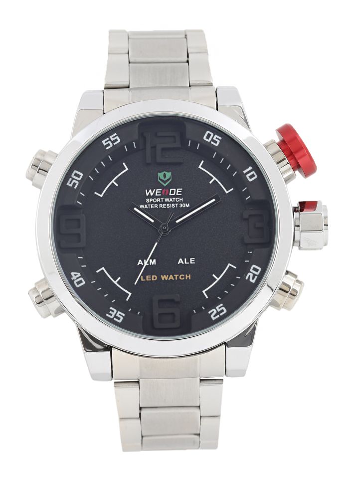 WEIDE Men Black Analogue and Digital Watch WH2309