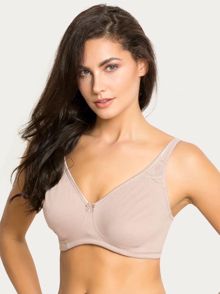 Buy Zivame Blue Solid Non Wired Non Padded Minimizer Bra - Bra