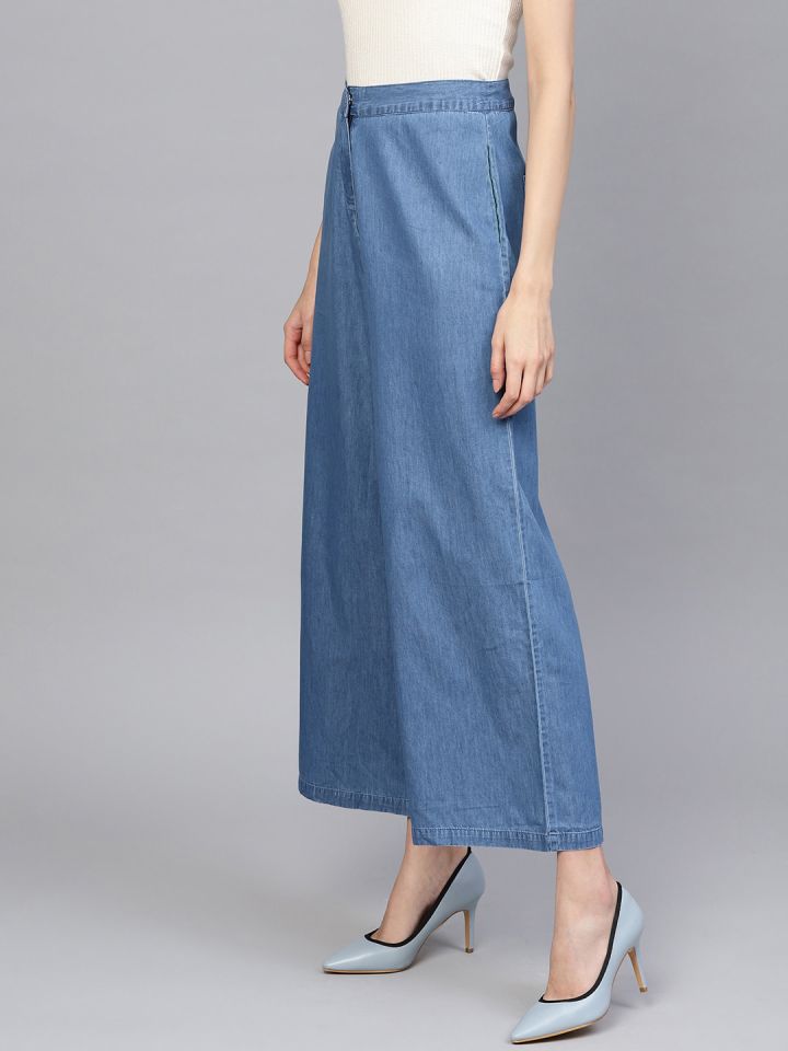 Sassafras Teal Blue Loose Fit Solid Trousers 7242428.htm - Buy Sassafras  Teal Blue Loose Fit Solid Trousers 7242428.htm online in India
