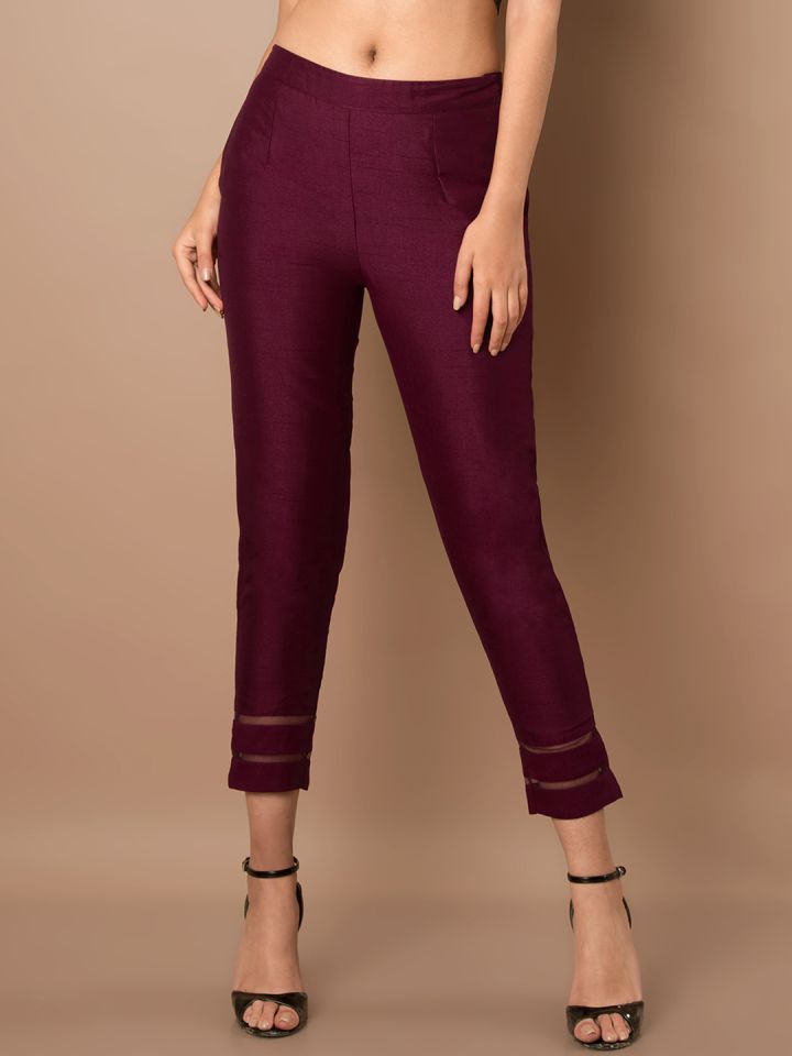 Purple deals cigarette pants