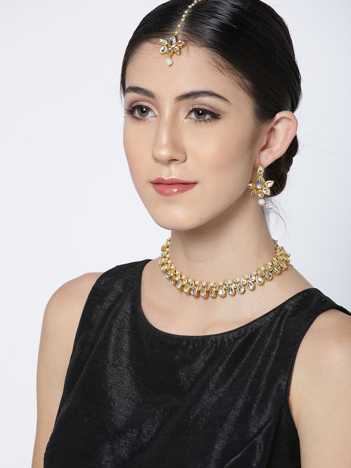 Buy KARATCART Gold Plated Kundan 