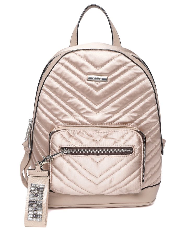 Buy ALDO Women Dusty Pink Quilted Backpack Backpacks for Women