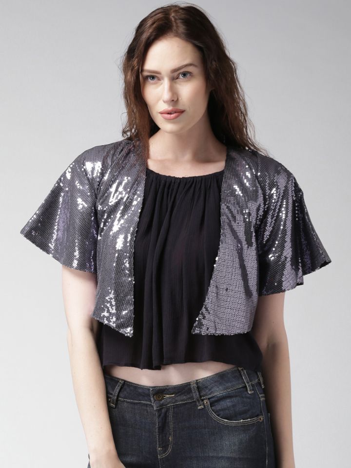 Womens silver best sale shrug