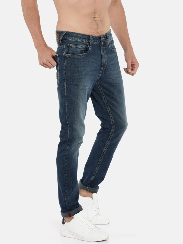 Buy Moda Rapido Men Blue Skinny Fit Mid Rise Clean Look