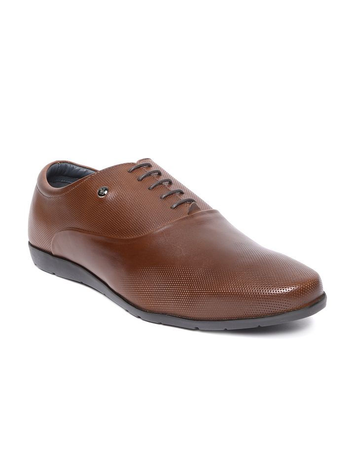 louis philippe tan formal shoes