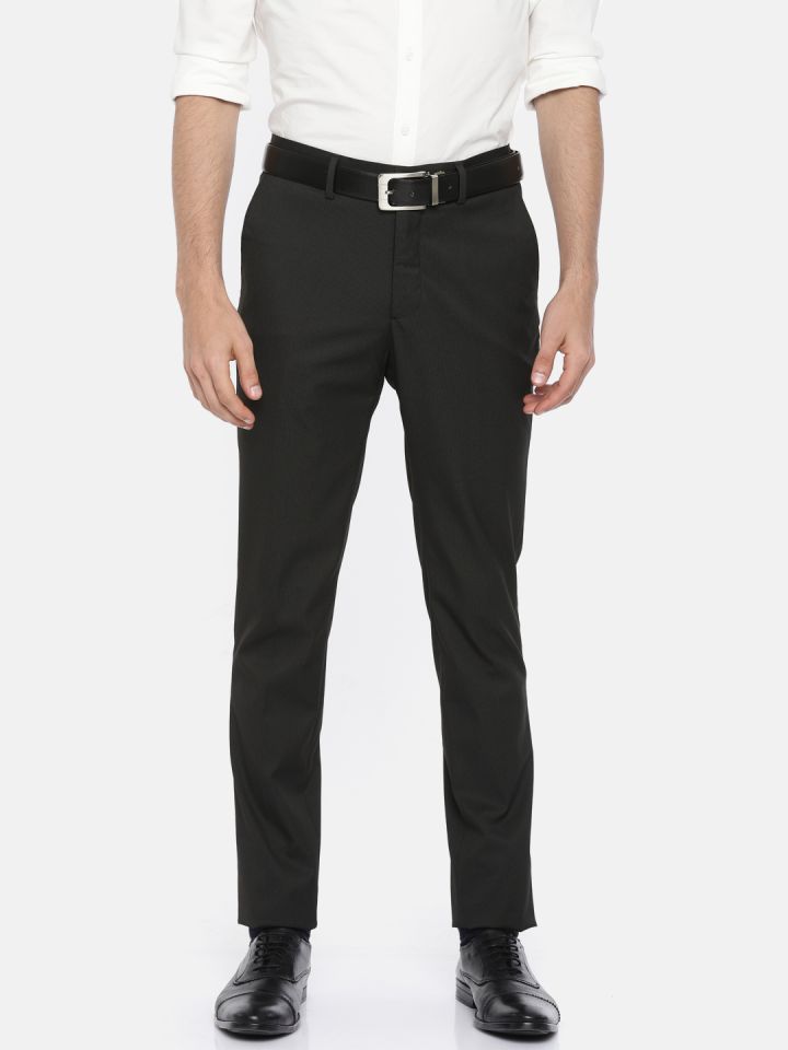 US POLO ASSN Formal Trousers  Buy US POLO ASSN Men Grey Solid Formal  Trousers Online  Nykaa Fashion