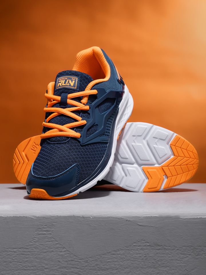 Blue orange deals running shoes