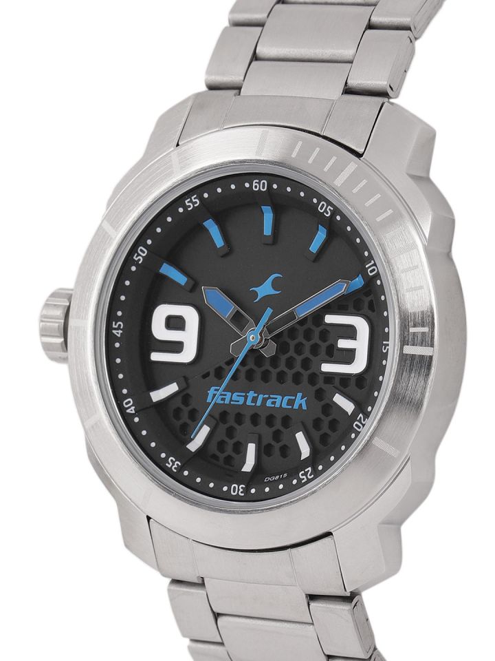 Buy Fastrack Men Black Analogue Watch 3168SM02 Watches for Men