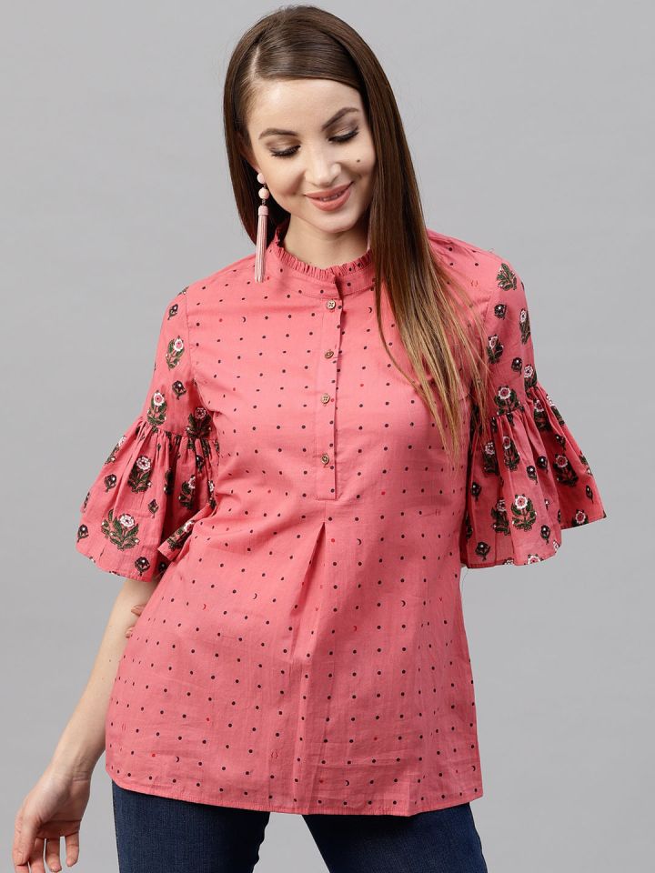 Myntra tunic tops sale