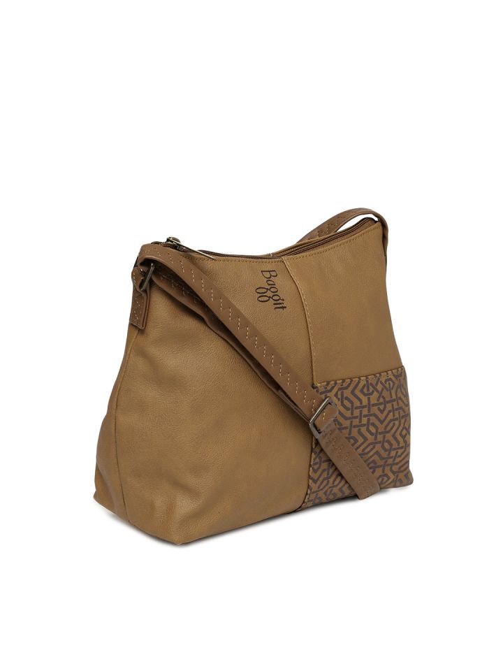 Buy Baggit Brown Solid Sling Bag  Handbags for Women 6939866  Myntra