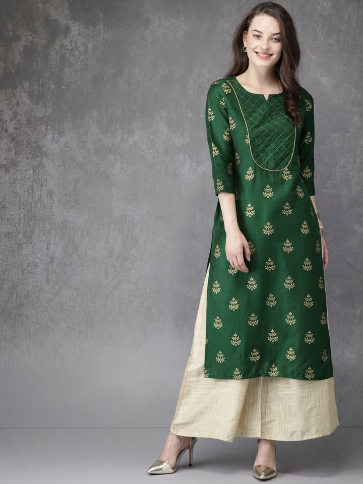kurtis with palazzo myntra