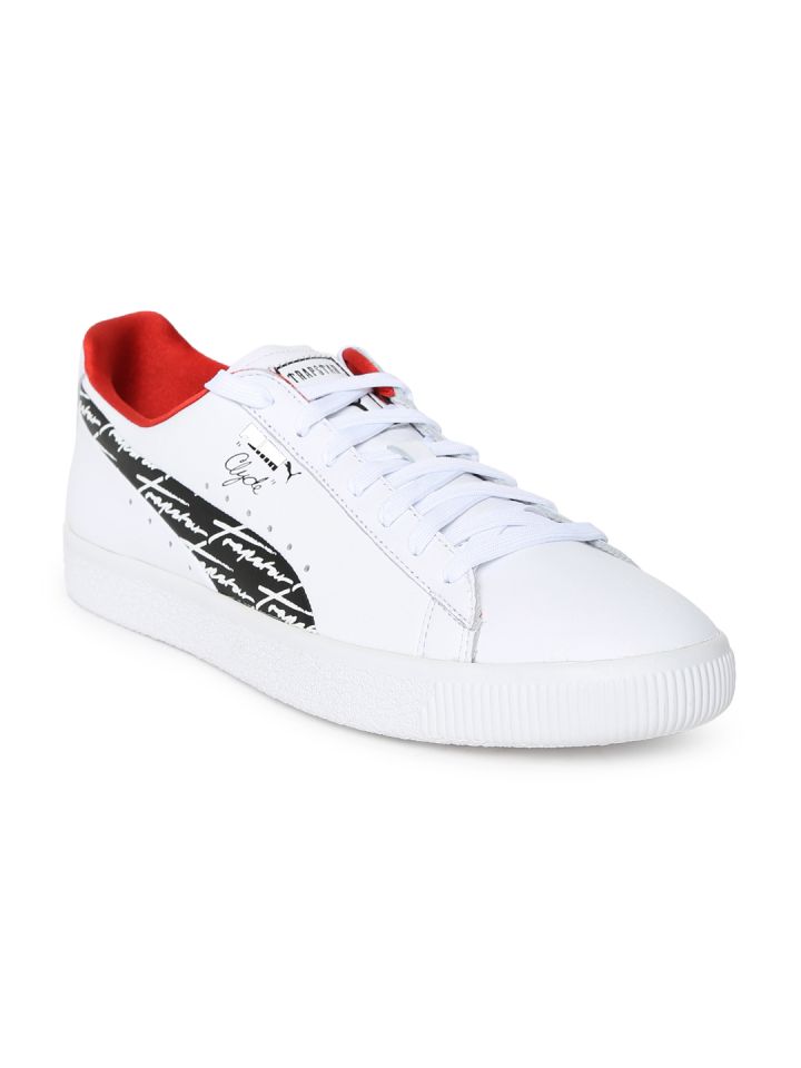 Buy Puma Unisex White Clyde TRAPSTAR Sneakers Casual Shoes for