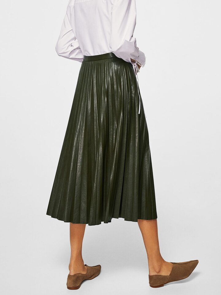 High Quality Top Selling Custom Private Label OEM Lady Maxi Long Women MIDI  Leather Pleated Skirt with High Waisted  China Pleated Skirt and Women  Clothing Mini Skirt price  MadeinChinacom