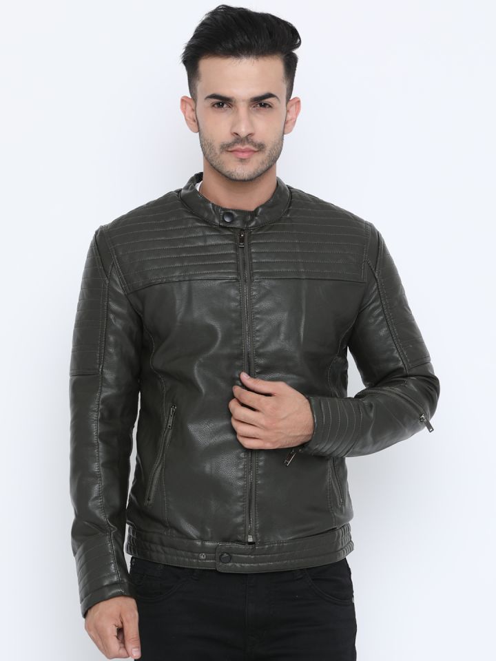 Biker jacket myntra shop