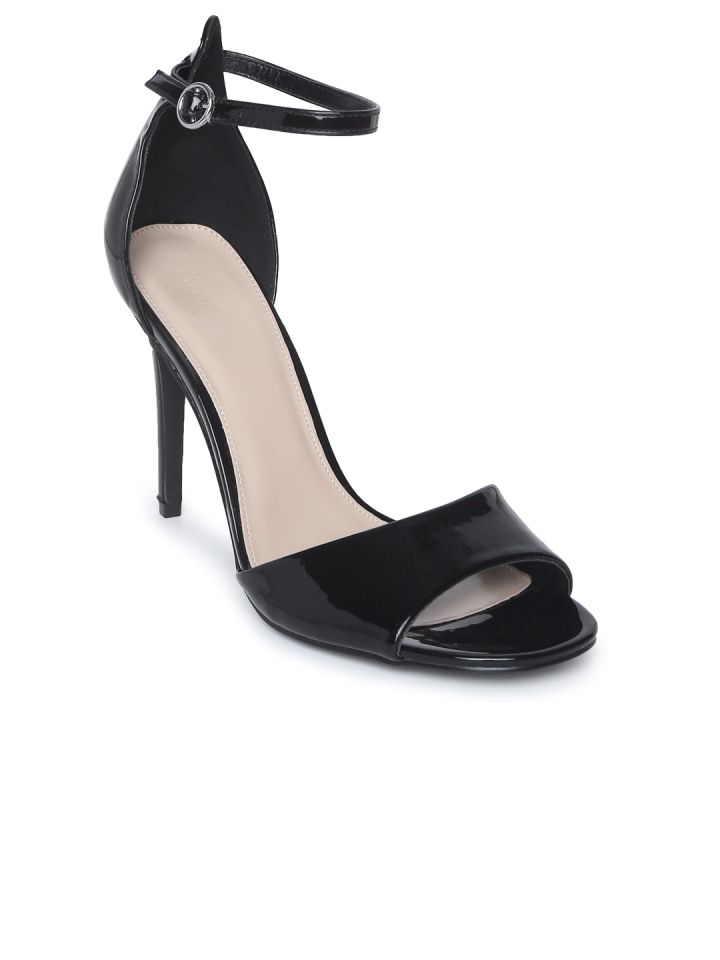 Buy FOREVER 21 Women Black Solid Stilletos Heels for Women