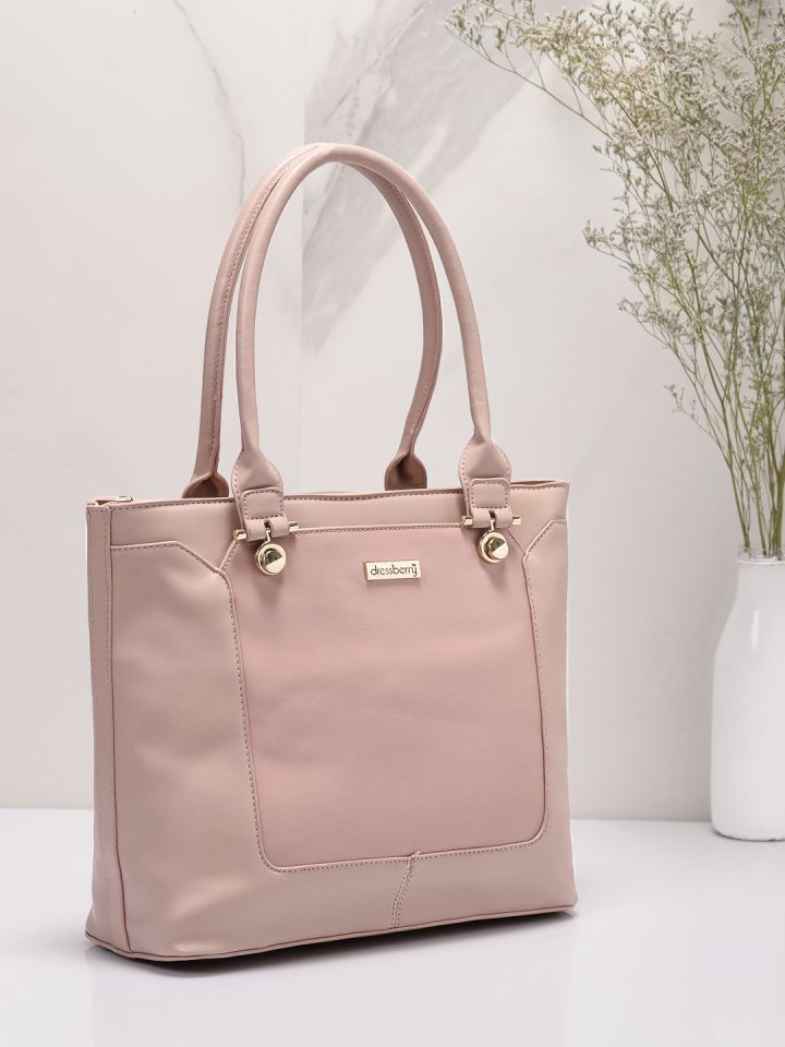 Dressberry pink 2025 solid shoulder bag