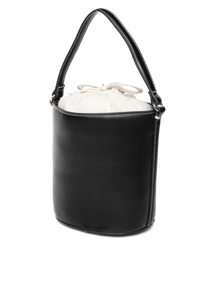 Mango black solid handheld hot sale bag