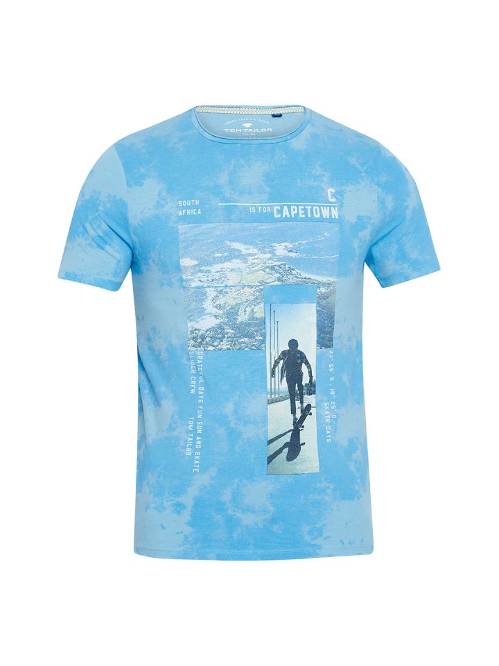 Buy Tom Tailor Boys Blue Printed Round Neck T Shirt Tshirts For
