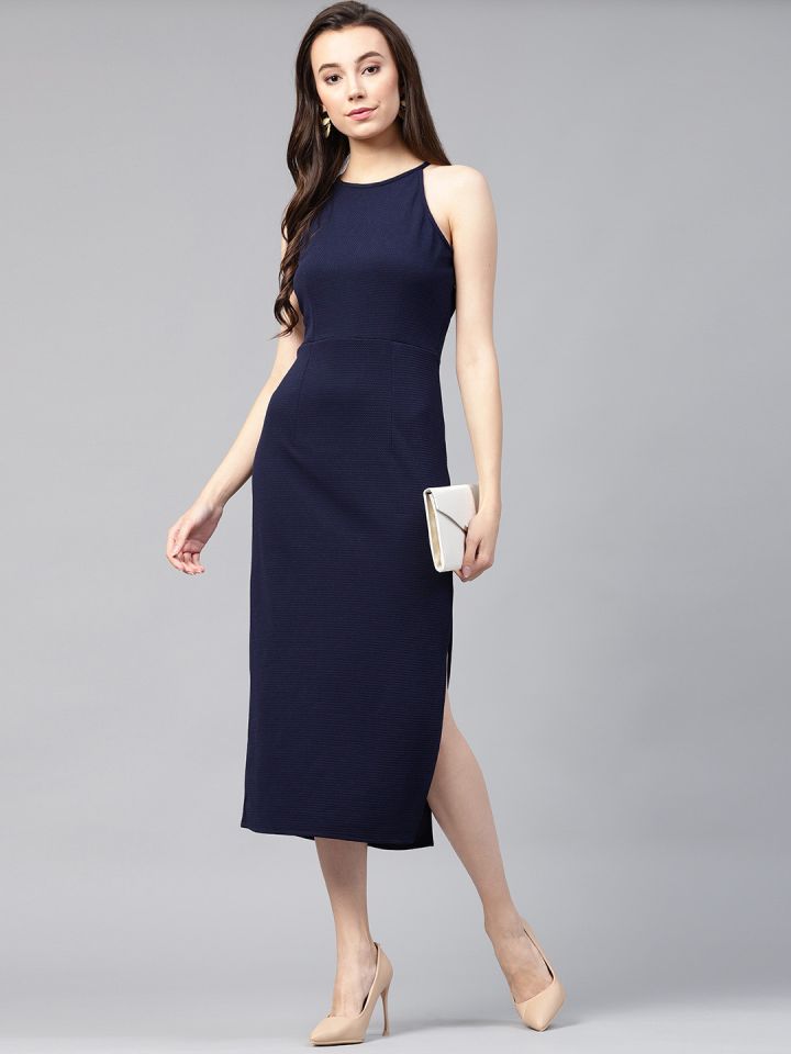 Navy blue sheath discount