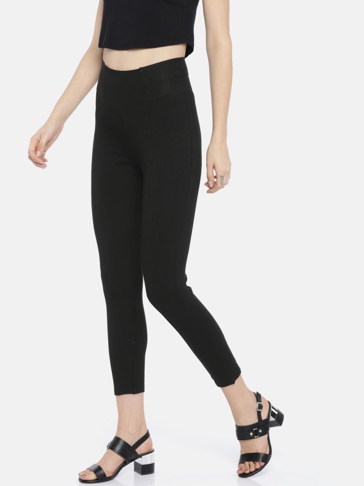 Code shop black treggings