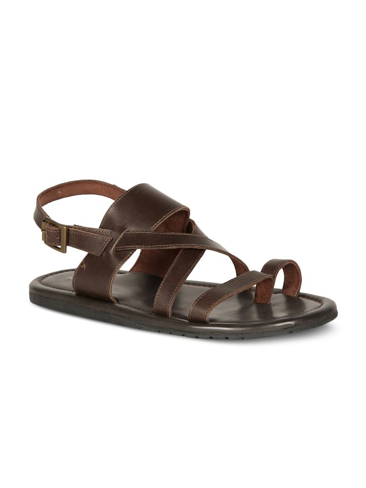 Buy Allen Solly Men Brown Shoe Style Sandals - Sandals for Men 6623999 |  Myntra