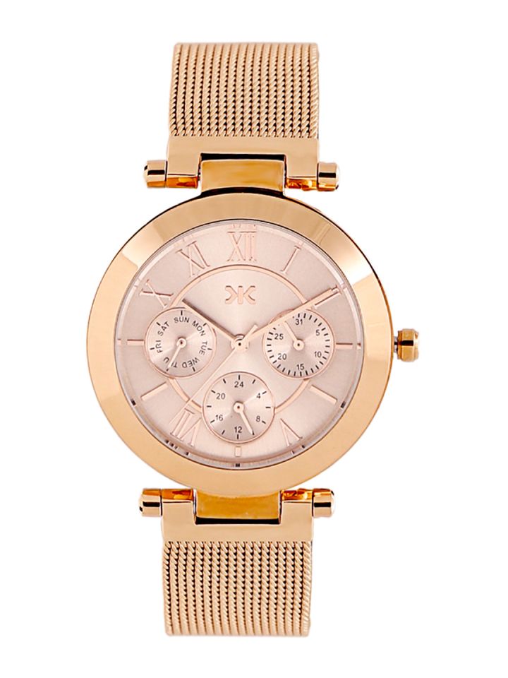 Killer Women Gold Toned Analogue Watch