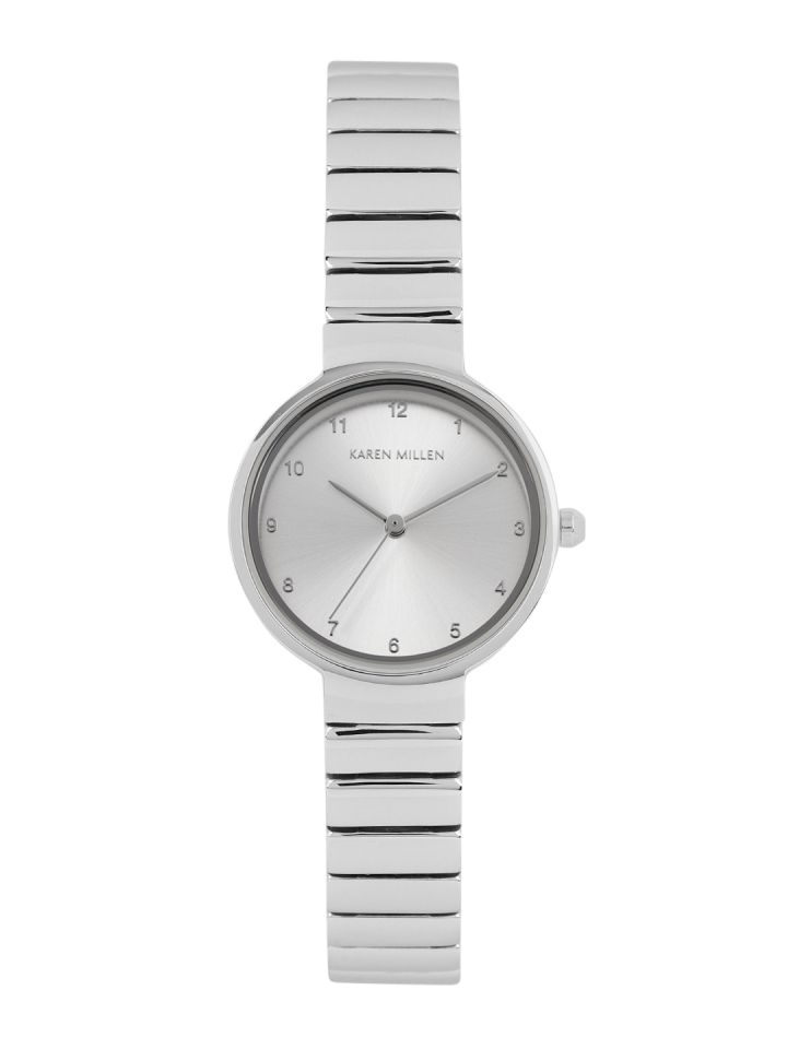 Karen Millen Women Silver toned Analogue Watch KM131SM