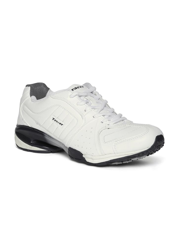Buy TRACER Men White Synthetic High Top Running Shoes Sports