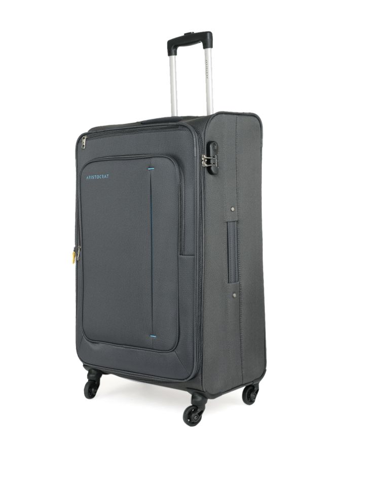 Aristocrat Unisex Grey ELANTRA 4W EXP STROLLY H 69 Medium Trolley Bag