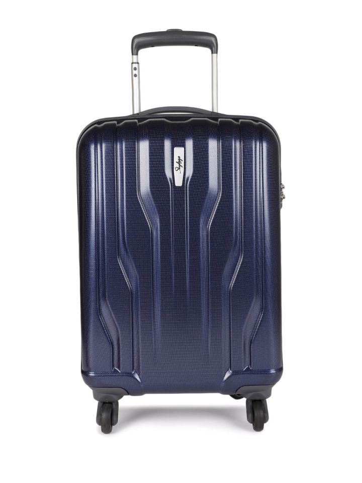 Buy Skybags Unisex Blue MARSHAL STROLLY 55 360 Cabin Trolley