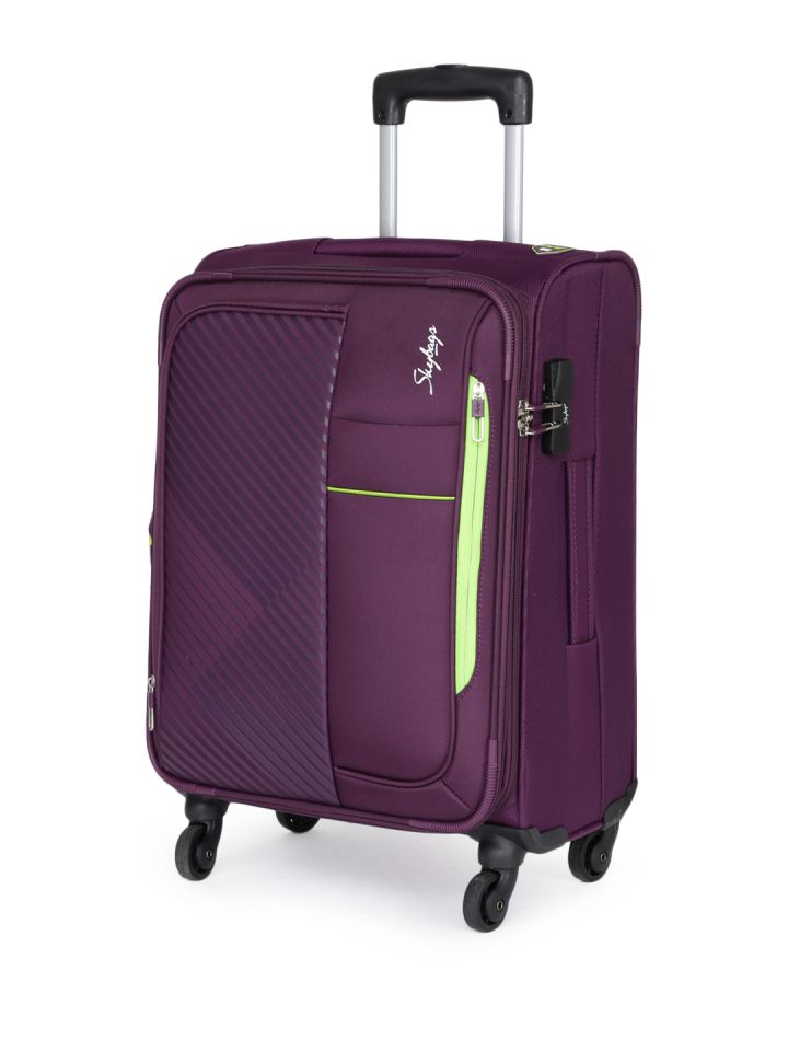 sky bag purple trolley