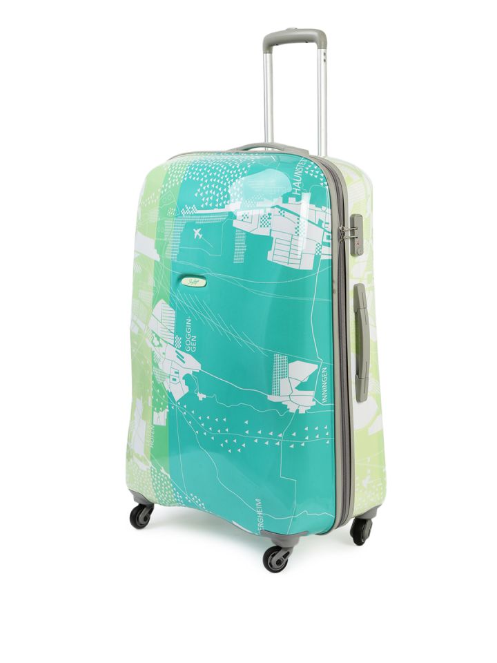 Buy Skybags Unisex Green White ESCAPE STROLLY 79 360 ESP Large