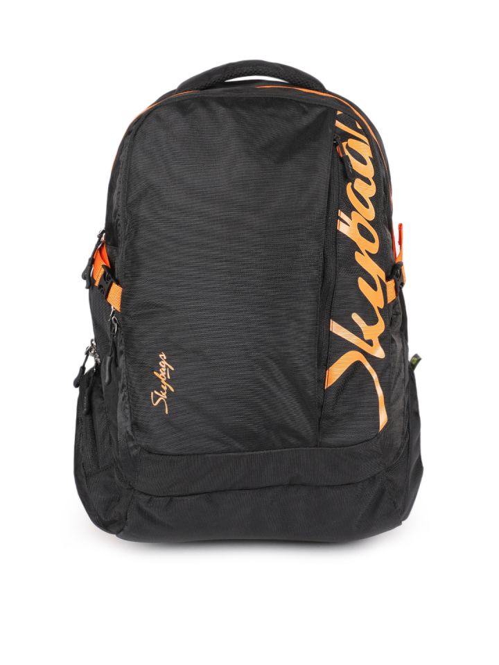 skybags black backpack