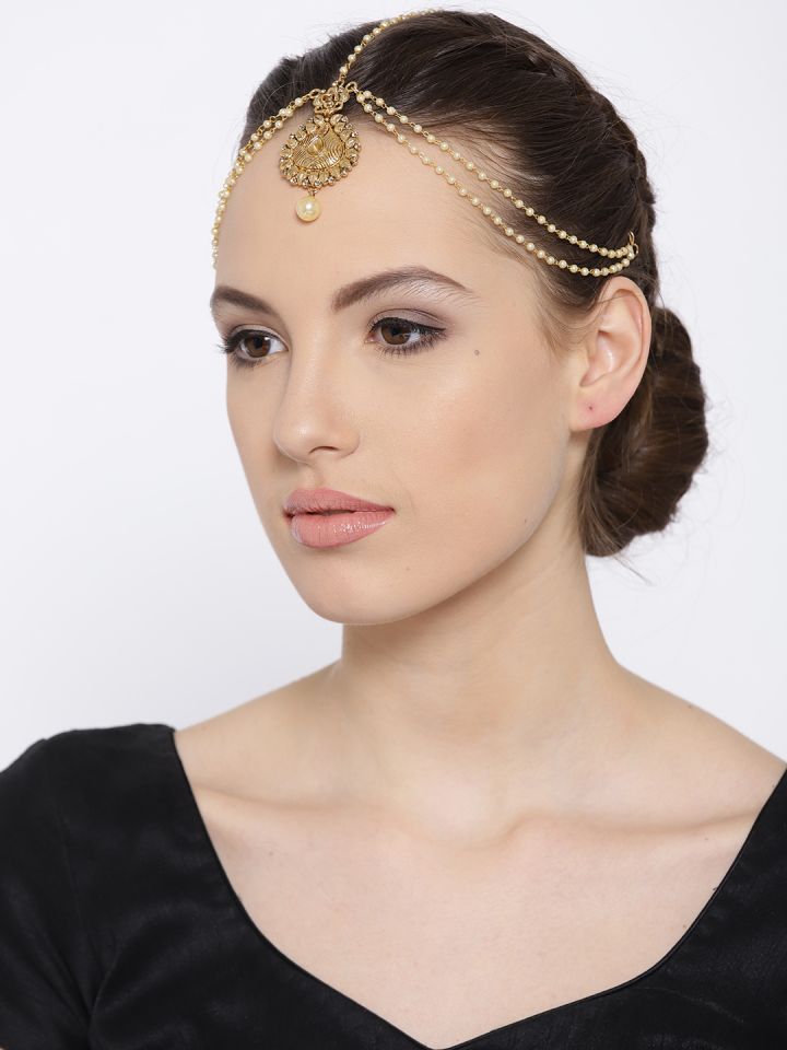 Antique gold matha best sale patti