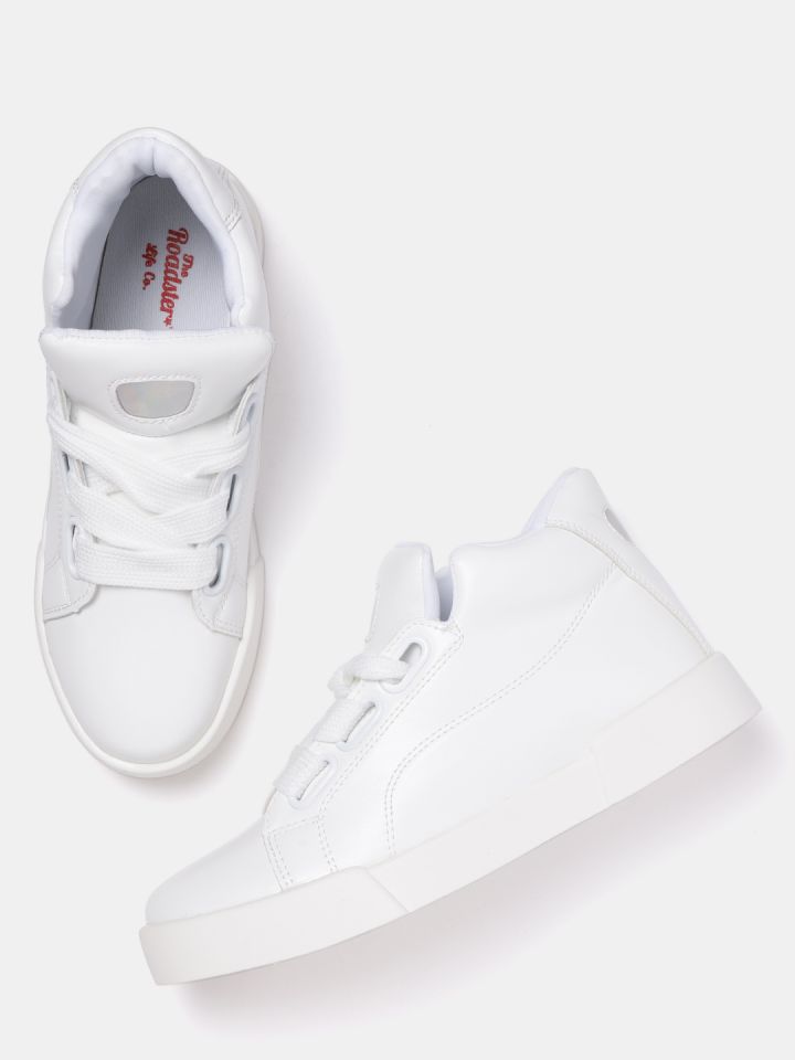 roadster white casual shoes